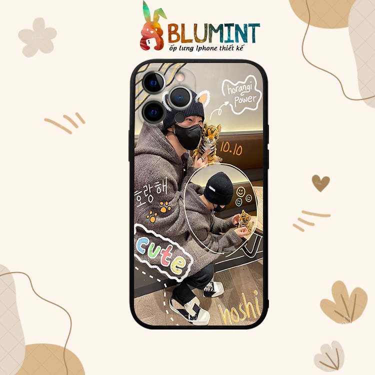 Ốp đt Hoshi Seventeen đáng yêu Blumint Case cho iPhone 15 14 13 12 11 Pro Max 2020 X XR XS ip 8 7 6 