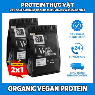 Sữa Tăng Cân Tăng Cơ - Protein Thực Vật Vegan Protein Body Gold túi 1kg