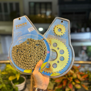 Nhông sên dĩa vàng gắn xe Winner 150