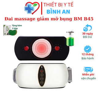 Máy massage giảm mỡ bụng, đai quấn nóng tập cơ bụng đánh tan mỡ Beame BM-B45
