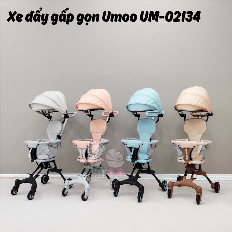 Xe đẩy gấp gọn UMOO UM-02134 siêu nhẹ, êm ái