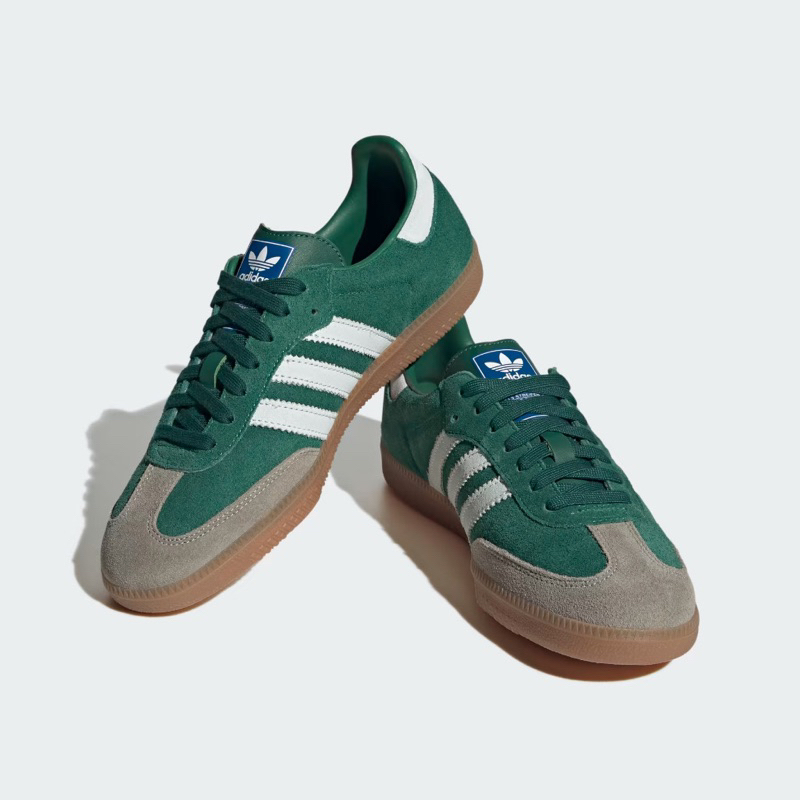 [ CHÍNH HÃNG ] Giày Sneaker Nam Nữ Adidas Samba OG Originals Collegiate Green Gum (Free Ship)
