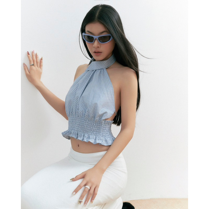 EIN.OFFICIAL - AGNES TOP (Áo kiểu cổ lệch)