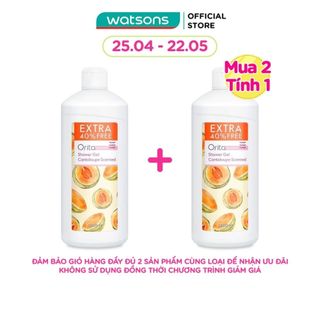 Gel Tắm Orita Hương Dưa Đỏ Shower Gel Cantaloupe Scented 1400ml