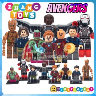 Đồ chơi Xếp hình Người sắt Iron man gồm Falcon Wong - Bucky Vision - Winter Soldier - War Machine Minifigures Xinh X0217