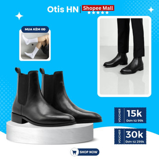 Giày Da Nam Chelsea Boot Cổ Cao TRENDLUXE