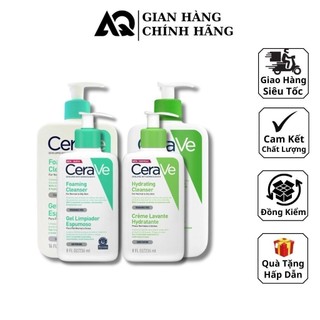 Sữa rửa mặt cerave cleanser cho da dầu mụn, khô, nhạy cảm 236ml