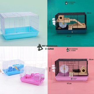 Lồng Hamster Size To 47x30x30cm Nhiều Loại