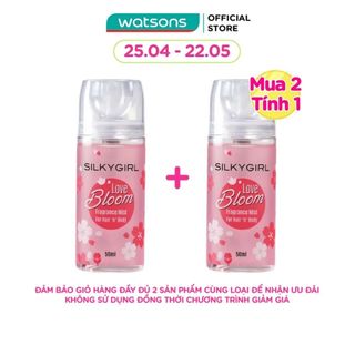 Xịt Thơm Toàn Thân & Tóc Silkygirl Hương Hoa Cỏ Love Bloom Fragrance Mist 50ml