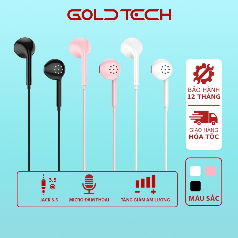 Tai nghe 5 6 Hoco M55 hồng chân cắm tròn 3.5mm,có mic đàm thoại dành cho 5 6 6S 6Plus 6SPlus, android, máy tính