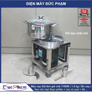 Máy xay thịt làm giò chả 1100W xay 1 kg / lượt | Máy xay thịt công nghiệp