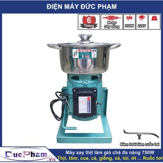 Máy xay thịt làm giò chả gia đình 750W - xay 500gram/lần ( motor dây đồng )