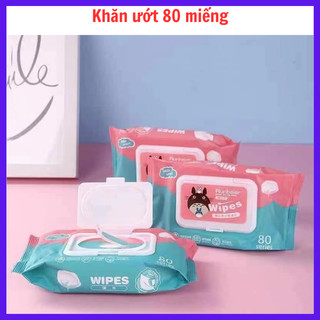 Khăn ướt lau tay baby wipe 80 tờ mềm mịn