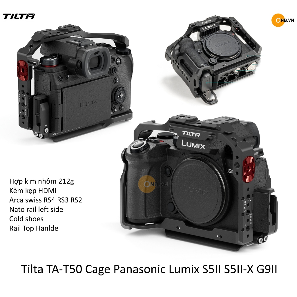 Tilta TA-T50 Cage Máy ảnh Panasonic Lumix S5II S5II-X G9II