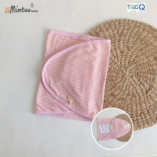 Ủ quấn tay chống giật mình cho bé sơ sinh vải visco sọc dẻo, hiệu Mintuu - 8043