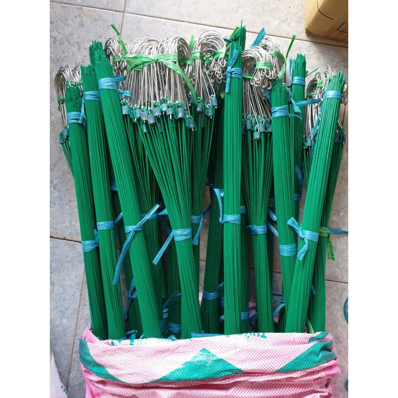 Móc treo lan bọc nhựa Set 10 cái dài 70cm (bọc nhựa) - 80cm(ko bọc nhựa)