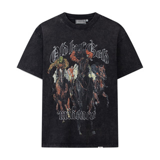 Áo phông ngắn tay mikenco speedy horses tshirt