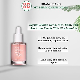  Serum dưỡng trắng Niacinamide 5% ANUA PEACH 70 NIACIN SERUM 