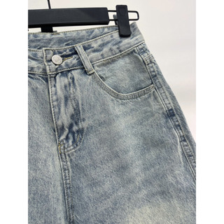 AfterBefore | Quần Shorts Jean Ngố Màu Nhạt