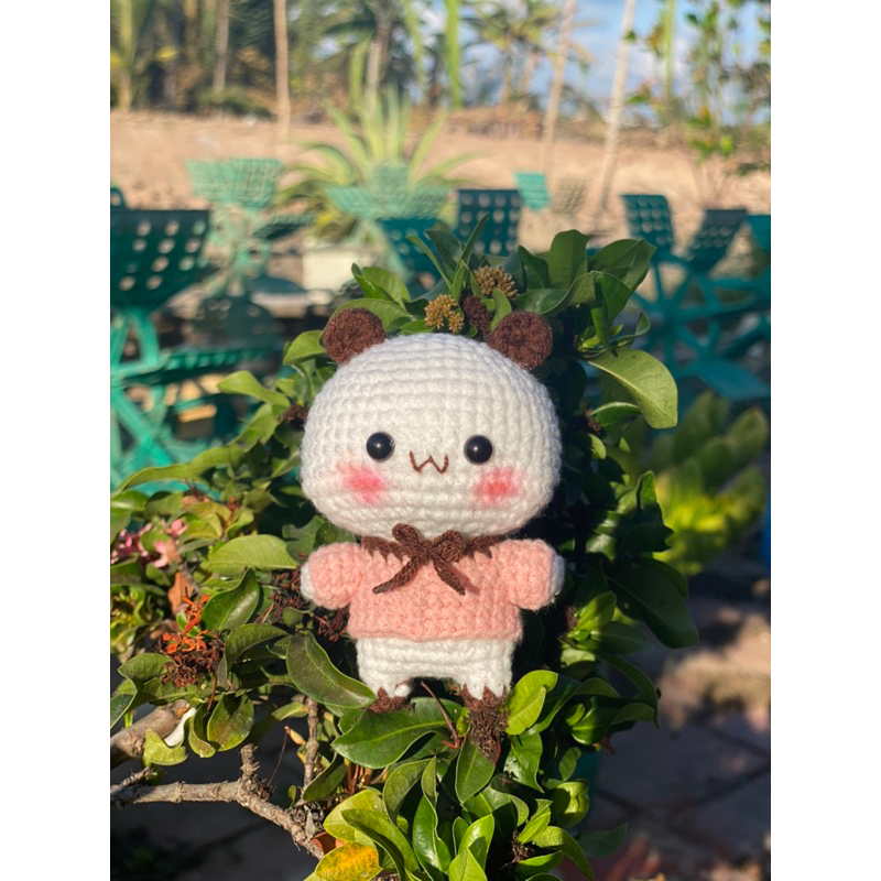 bubu và dudu len (móc khoá len)