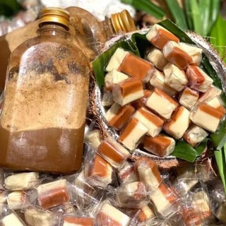 Kẹo dừa sáp cà phê muối hoa nắng 100g/300g/500g