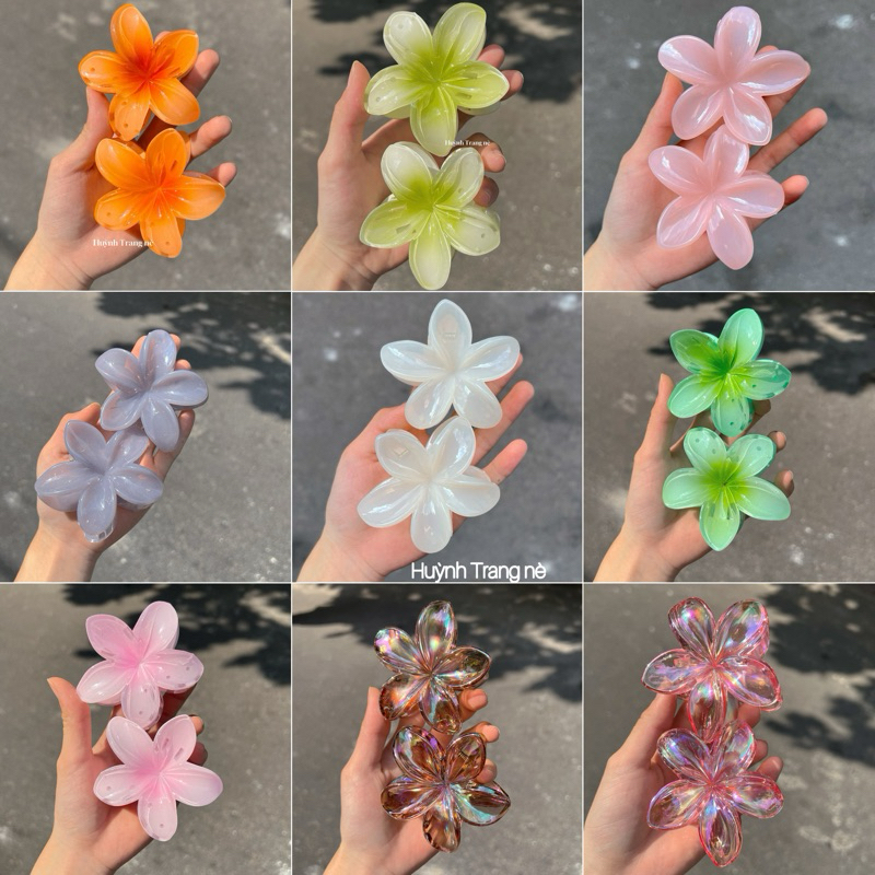 [GIFT VIJULLY] KẸP HOA SỨ XINH XẮN LOẠI 8CM LỚN