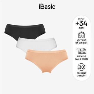 Combo 3 Quần lót nữ thun visco bikini basic iBasic PANW002
