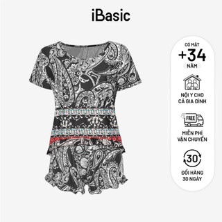 Bộ đồ ngủ họa tiết iBasic HOMY030