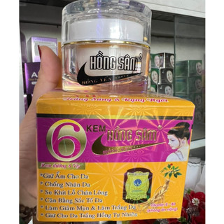Kem Hồng Sâm 6 tác dụng hỗ trợ giảm mụn, nám, trắng da