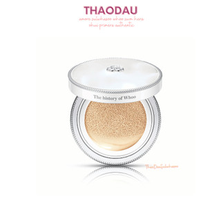 Lõi và tách set Phấn nước Whoo Trắng Radiant White Moisture Cushion Foundation Tông 21