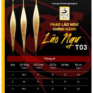 Phao lão ngư t03