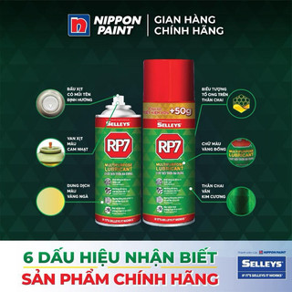(CHÍNH HÃNG) BÌNH XỊT CHỐNG GỈ SÉT VÀ BÔI TRƠN SELLEYS RP7