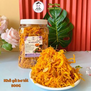 500gr khô gà bơ tỏi bò đội nón
