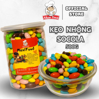 500g kẹo nhộng socola sắc màu maxifood