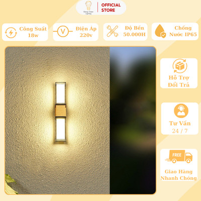 Đèn Hắt Tường Chống Nước Energy Green Lighting DT-3270 - Chip Led Siêu Sáng- Trang Trí Hành Lang , Cầu Thang , Ngoài Sân