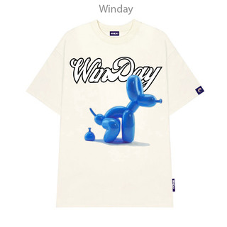 Áo thun nữ nam unisex tay lỡ phông local brand WINDAY form rộng teen cổ tròn oversize cotton TP031