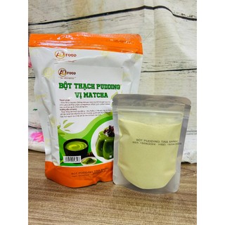 bột thạch pudding vị matcha gói 100gr