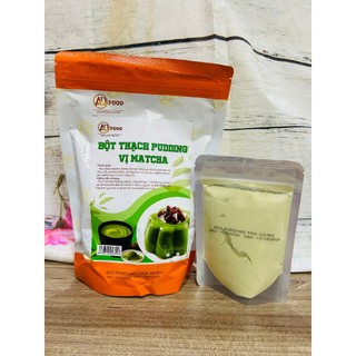 bột thạch pudding vị matcha gói 100gr