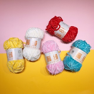 Len Nhung Chenille siêu mềm mịn ( Đủ bảng màu 01-37)