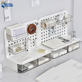 Tủ Đựng Đồ Đa Năng Để Bàn Kèm Giá Treo Đồ - Hộp Đựng Đồ Mỹ Phẩm Mini Decor Bàn Học, Bàn Làm Việc Có Ngăn Kéo Tiện Lợi