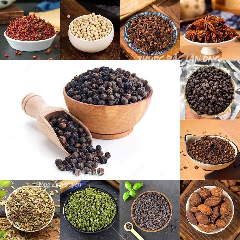 Hạt tiêu đen 100g ( Hạt tiêu khô, thơm, cay làm gia vị)