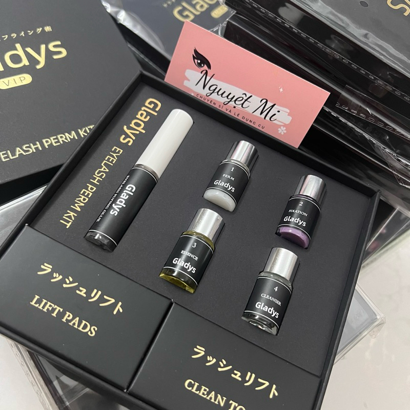 Set uốn mi Nhật Gladys( bản vip)