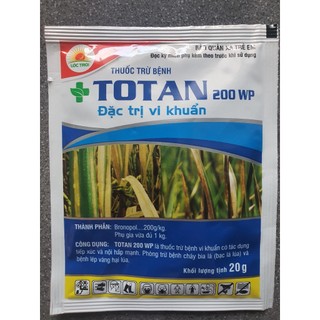 [LỘC TRỜI] Trừ bệnh vi khuẩn trên lúa Totan 200WP 20gr