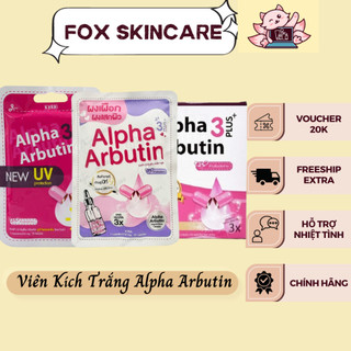 Viên kích trắng alpha arbutin 3 plus ngày - đêm