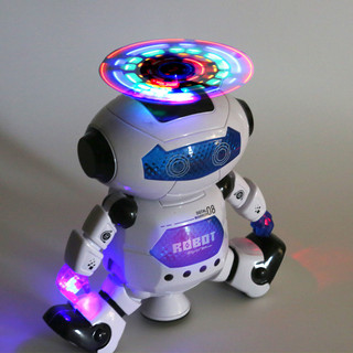 Robot thông minh xoay 360. Đồ chơi robot 08 thông minh hát nhảy xoay 360 độ Theo Nhạc giúp bé yêu phát triển trí tuệ