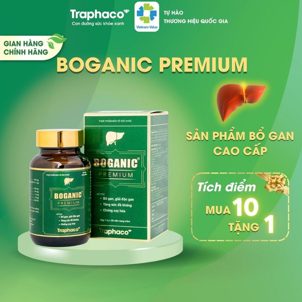 Thải Độc Mát Gan Boganic Premium Traphaco