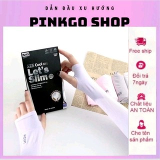 Găng tay chống nắng xỏ ngón Let's Slim chống tia UV cực hiệu quả - LỖI 1 ĐỔI 1 - Pinkgo Shop