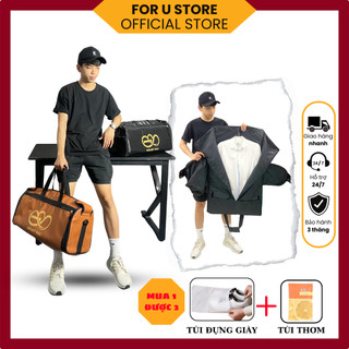 Túi du lịch đa năng mở rộng chống nhăn quần áo, túi du lịch gấp gọn, túi vest, túi trống da thời trang đẹp For U