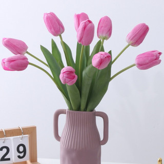 (ĐẸP-BỀN) HOA TULIP / HOA CALLA nhân tạo decor trang trí nhà cửa, cắm lọ. hoa giả trang trí chụp ảnh sản phẩm xinh xắn.