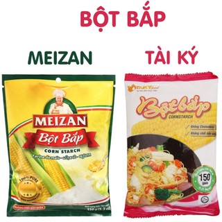 Bột bắp tài ký/ bột bắp meizan gói 150g. bột dùng chế biến các món súp, xào. tạo độ giòn khi chế biến các món tẩm ướp